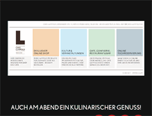 Tablet Screenshot of cafe-luitpold.de